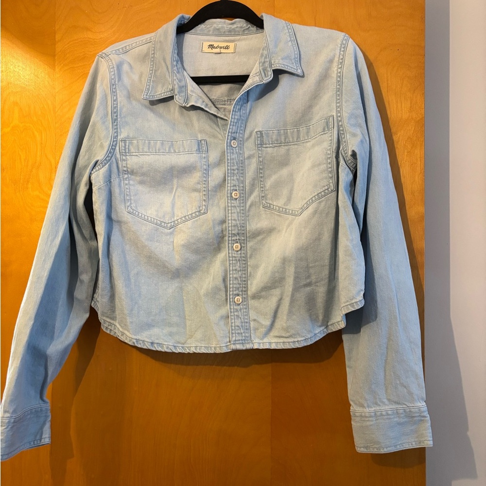 Madewell Cropped Women's Denim Shirt